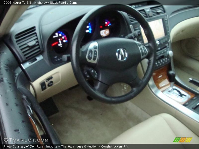 Nighthawk Black Pearl / Camel 2005 Acura TL 3.2