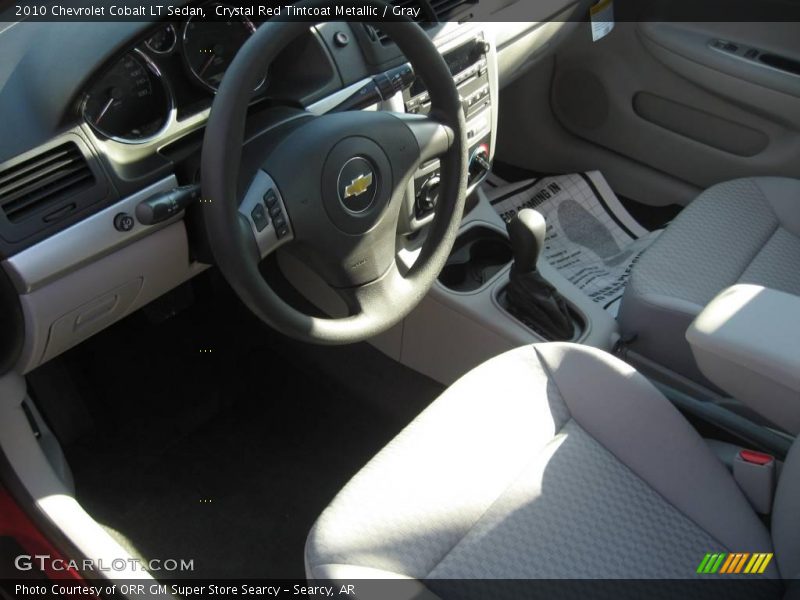 Crystal Red Tintcoat Metallic / Gray 2010 Chevrolet Cobalt LT Sedan