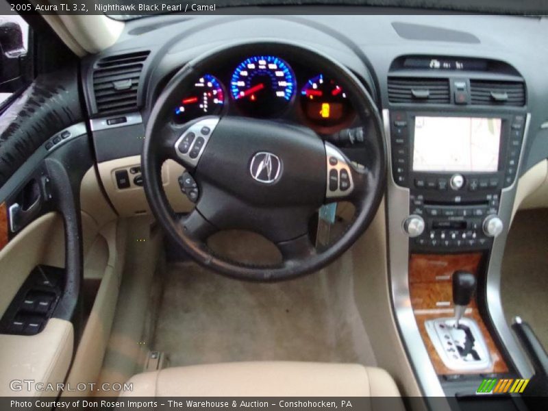 Nighthawk Black Pearl / Camel 2005 Acura TL 3.2