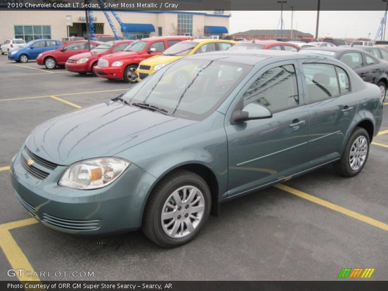 Silver Moss Metallic / Gray 2010 Chevrolet Cobalt LT Sedan