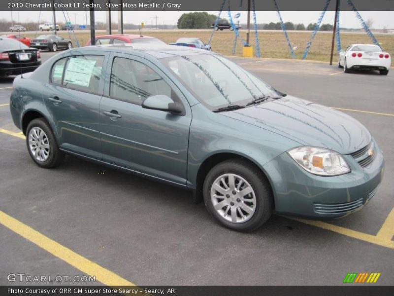 Silver Moss Metallic / Gray 2010 Chevrolet Cobalt LT Sedan