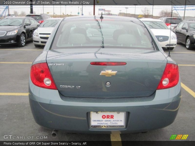 Silver Moss Metallic / Gray 2010 Chevrolet Cobalt LT Sedan