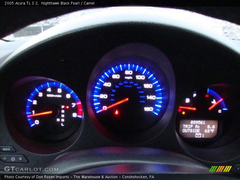 Nighthawk Black Pearl / Camel 2005 Acura TL 3.2