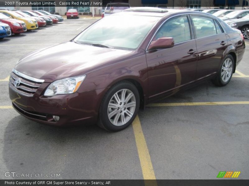 Cassis Red Pearl / Ivory 2007 Toyota Avalon Limited