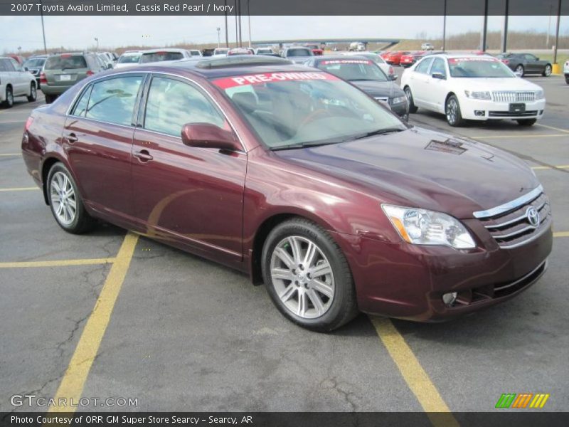 Cassis Red Pearl / Ivory 2007 Toyota Avalon Limited