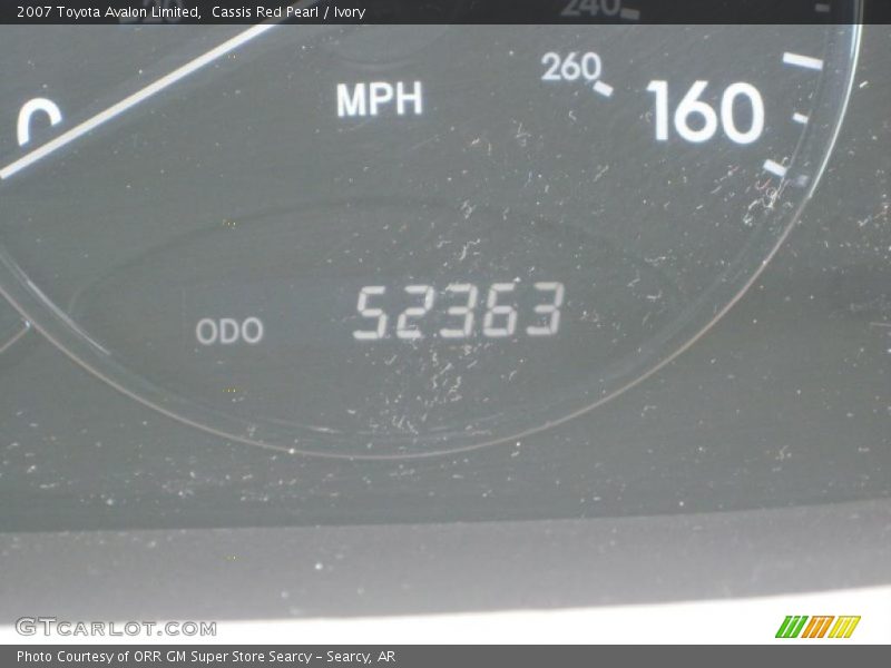 Cassis Red Pearl / Ivory 2007 Toyota Avalon Limited