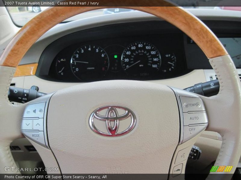 Cassis Red Pearl / Ivory 2007 Toyota Avalon Limited