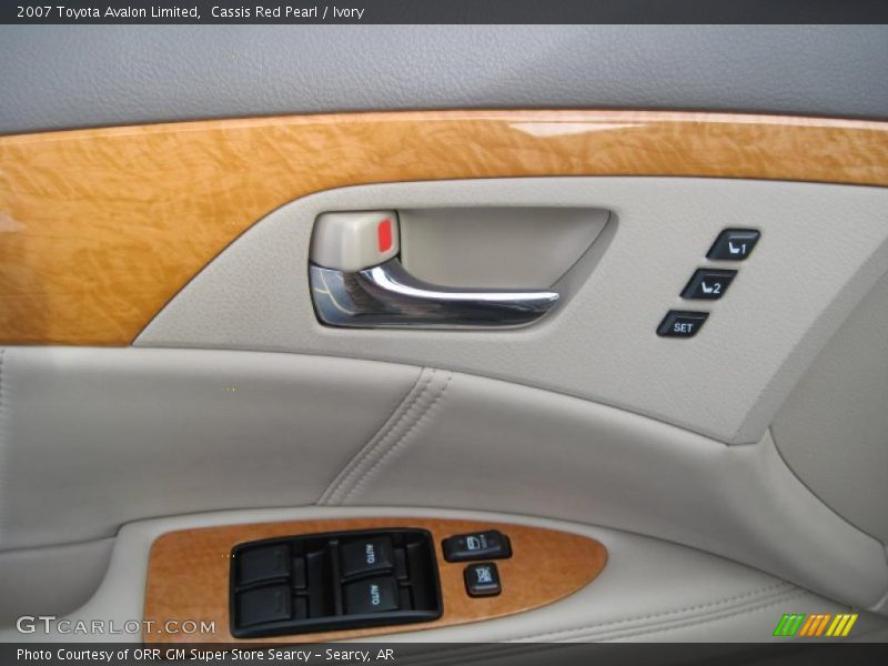 Cassis Red Pearl / Ivory 2007 Toyota Avalon Limited