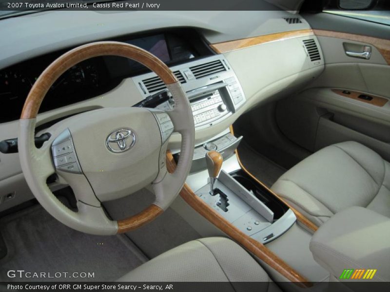 Cassis Red Pearl / Ivory 2007 Toyota Avalon Limited