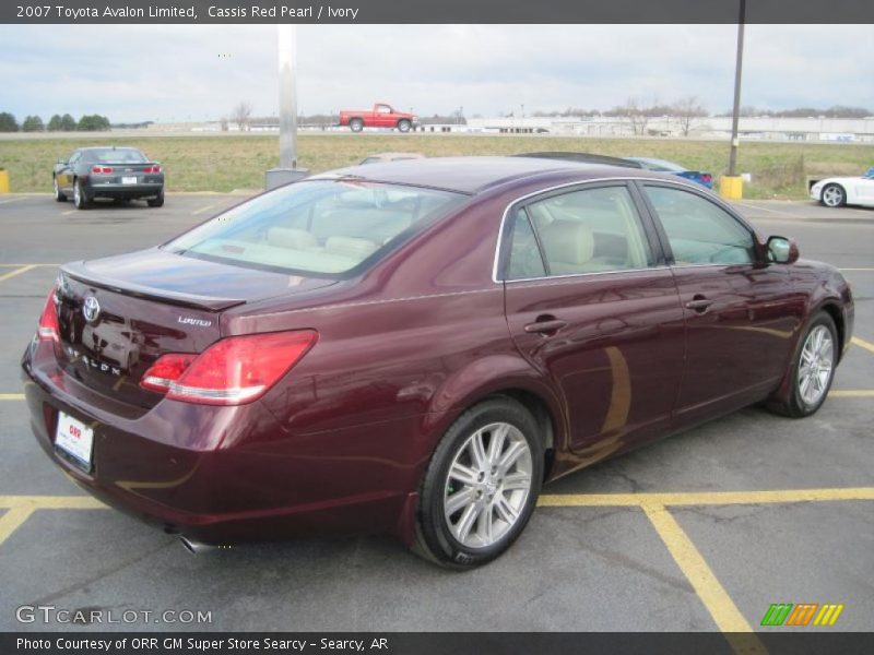 Cassis Red Pearl / Ivory 2007 Toyota Avalon Limited