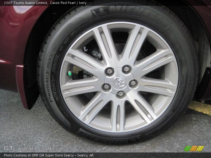 Cassis Red Pearl / Ivory 2007 Toyota Avalon Limited