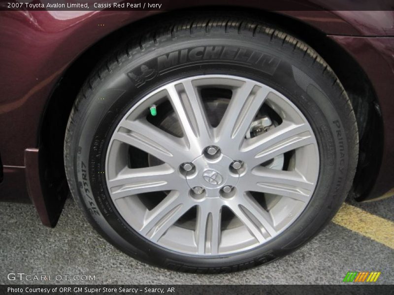 Cassis Red Pearl / Ivory 2007 Toyota Avalon Limited