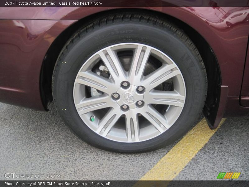 Cassis Red Pearl / Ivory 2007 Toyota Avalon Limited
