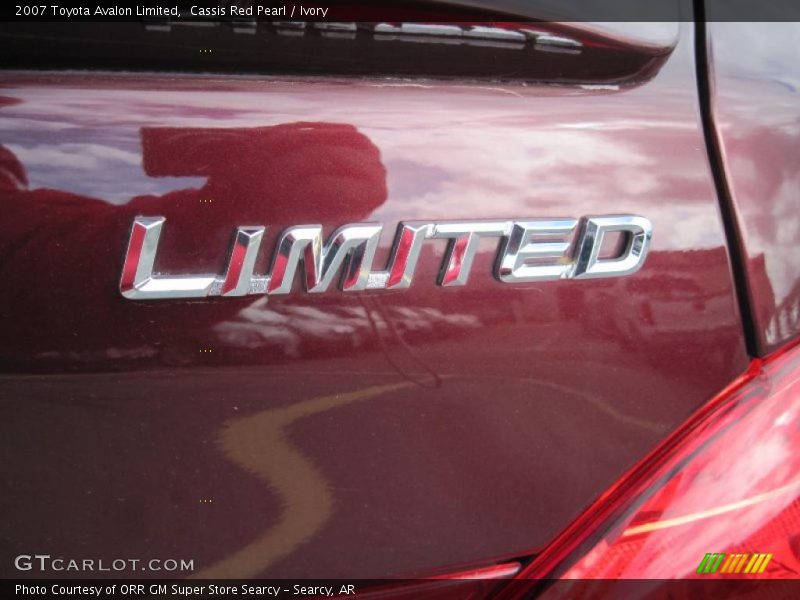 Cassis Red Pearl / Ivory 2007 Toyota Avalon Limited