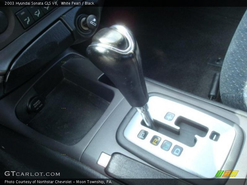 White Pearl / Black 2003 Hyundai Sonata GLS V6
