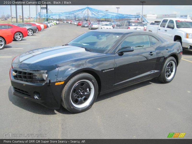 Black / Black 2010 Chevrolet Camaro LS Coupe