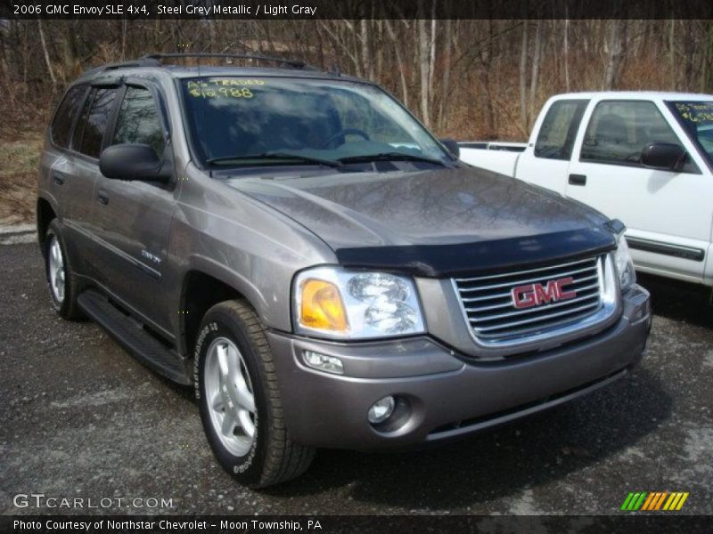 Steel Grey Metallic / Light Gray 2006 GMC Envoy SLE 4x4
