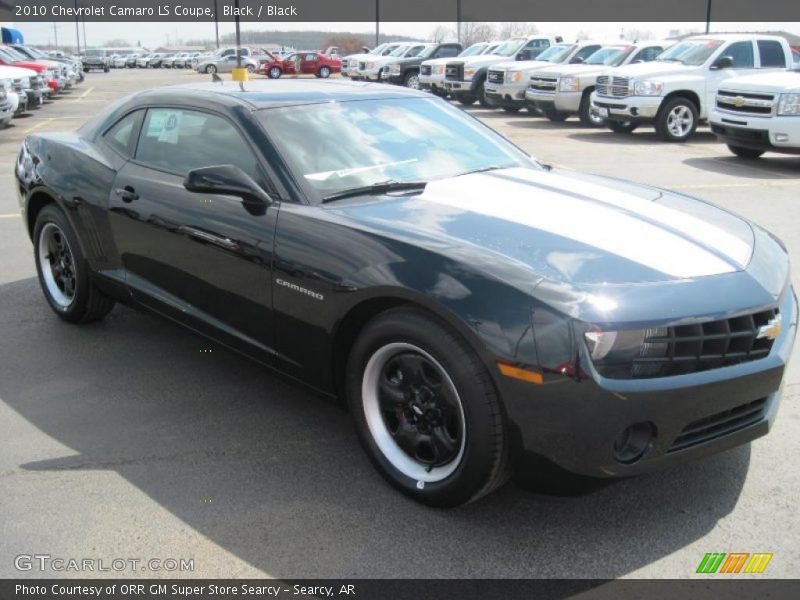 Black / Black 2010 Chevrolet Camaro LS Coupe