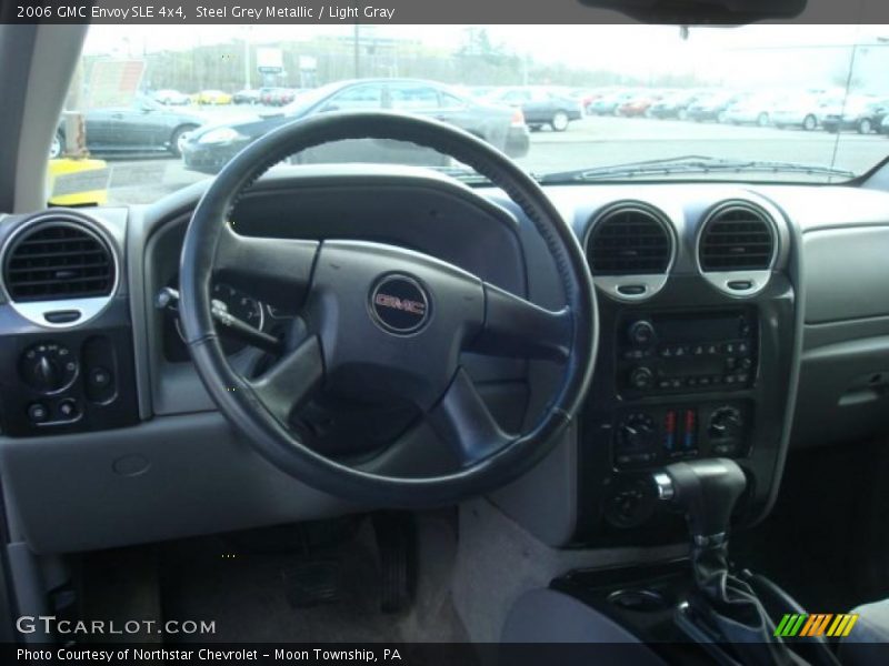 Steel Grey Metallic / Light Gray 2006 GMC Envoy SLE 4x4