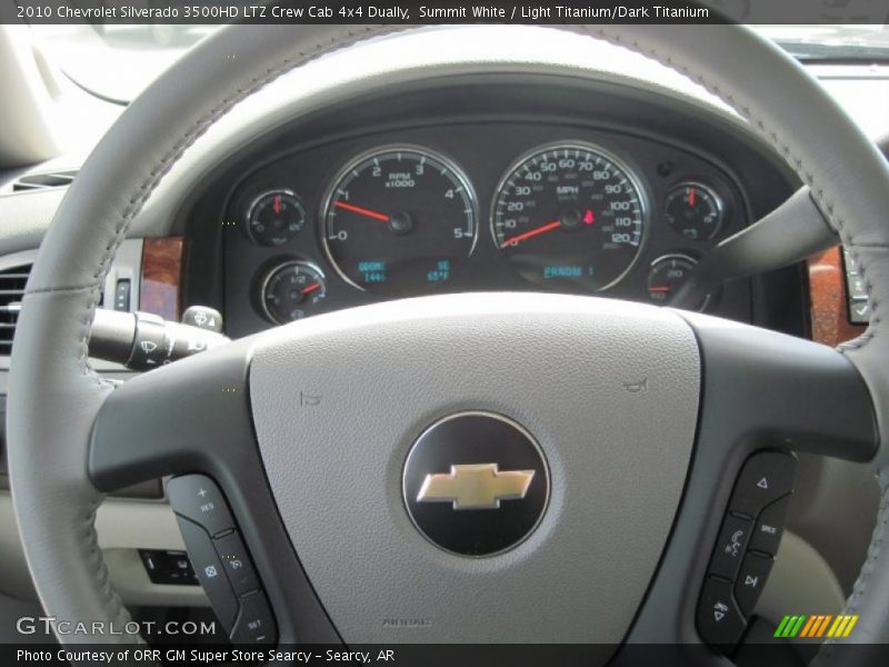 Summit White / Light Titanium/Dark Titanium 2010 Chevrolet Silverado 3500HD LTZ Crew Cab 4x4 Dually