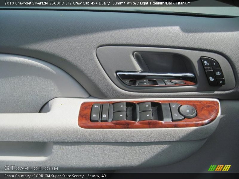 Summit White / Light Titanium/Dark Titanium 2010 Chevrolet Silverado 3500HD LTZ Crew Cab 4x4 Dually
