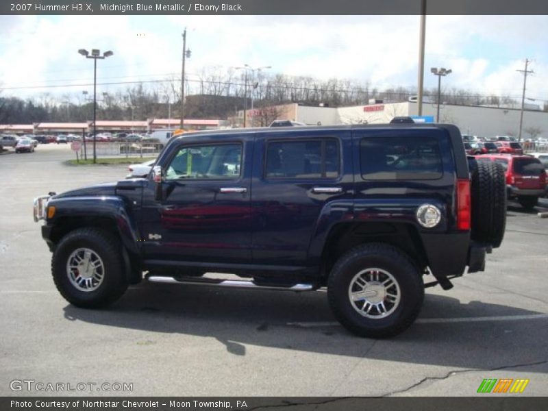 Midnight Blue Metallic / Ebony Black 2007 Hummer H3 X