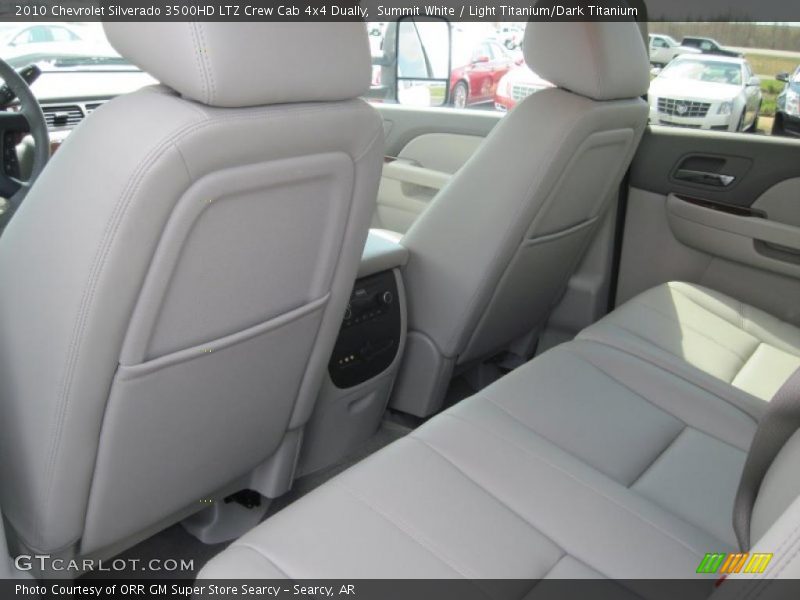 Summit White / Light Titanium/Dark Titanium 2010 Chevrolet Silverado 3500HD LTZ Crew Cab 4x4 Dually