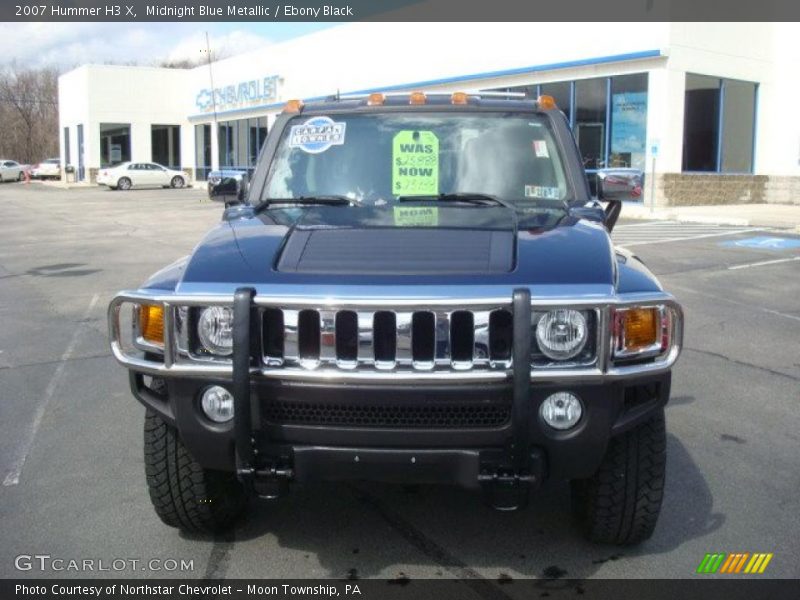 Midnight Blue Metallic / Ebony Black 2007 Hummer H3 X