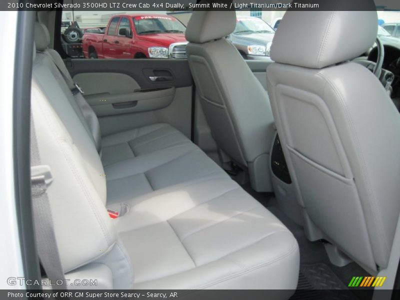 Summit White / Light Titanium/Dark Titanium 2010 Chevrolet Silverado 3500HD LTZ Crew Cab 4x4 Dually