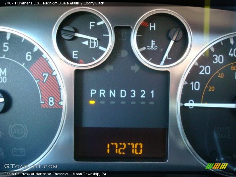 Midnight Blue Metallic / Ebony Black 2007 Hummer H3 X