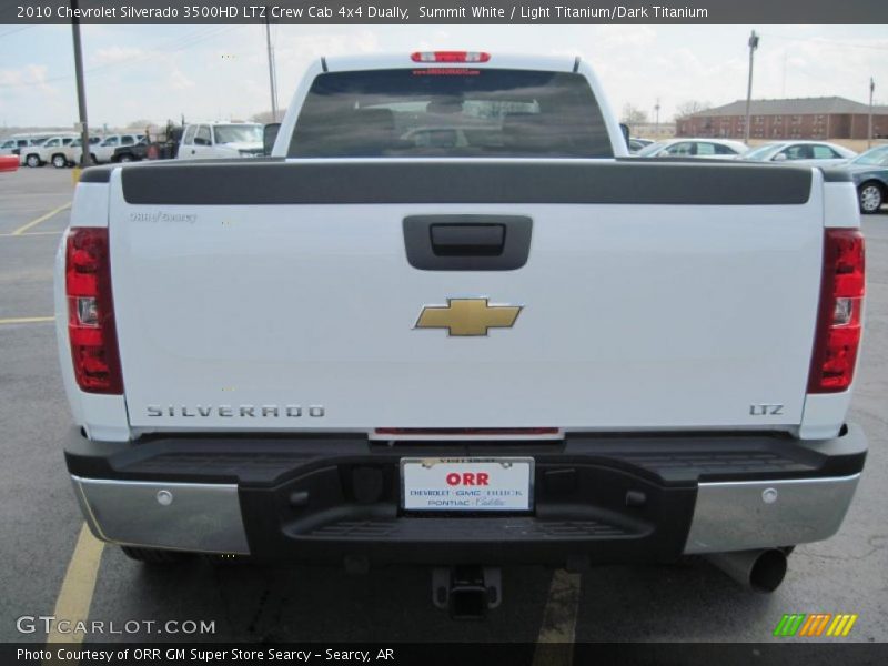 Summit White / Light Titanium/Dark Titanium 2010 Chevrolet Silverado 3500HD LTZ Crew Cab 4x4 Dually