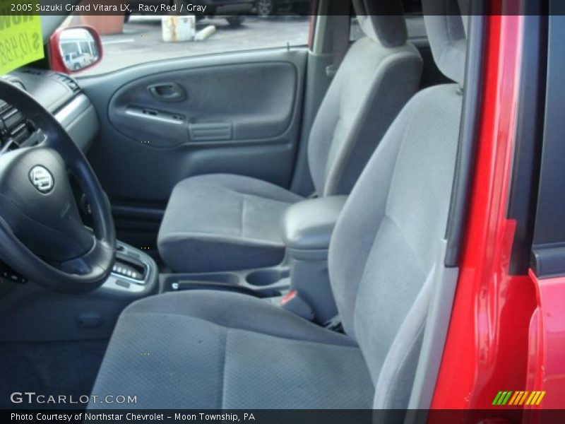 Racy Red / Gray 2005 Suzuki Grand Vitara LX
