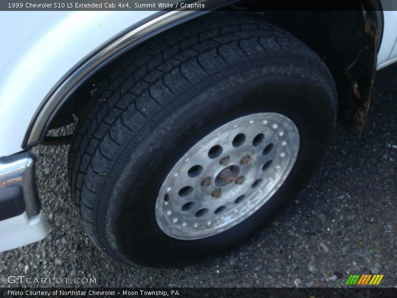 Summit White / Graphite 1999 Chevrolet S10 LS Extended Cab 4x4