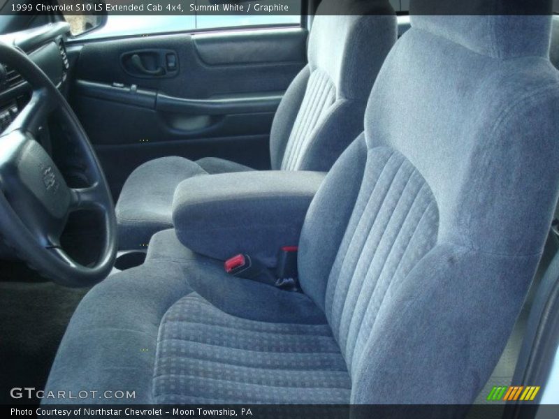 Summit White / Graphite 1999 Chevrolet S10 LS Extended Cab 4x4