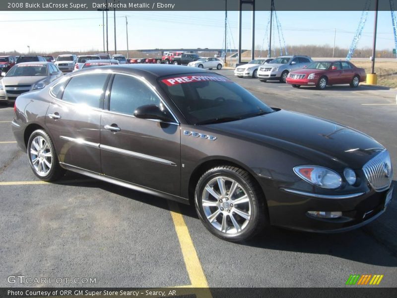 Dark Mocha Metallic / Ebony 2008 Buick LaCrosse Super