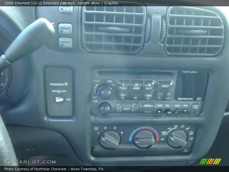 Summit White / Graphite 1999 Chevrolet S10 LS Extended Cab 4x4