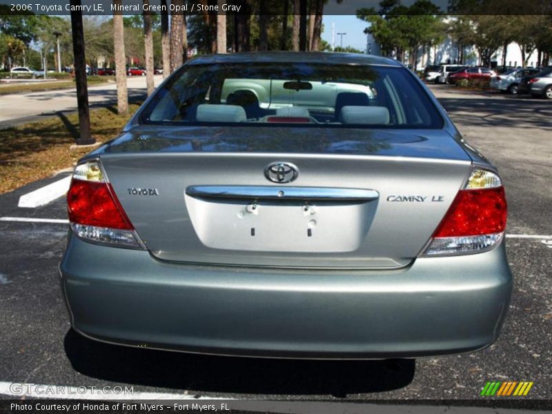 Mineral Green Opal / Stone Gray 2006 Toyota Camry LE