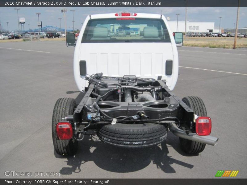 Summit White / Dark Titanium 2010 Chevrolet Silverado 2500HD Regular Cab Chassis