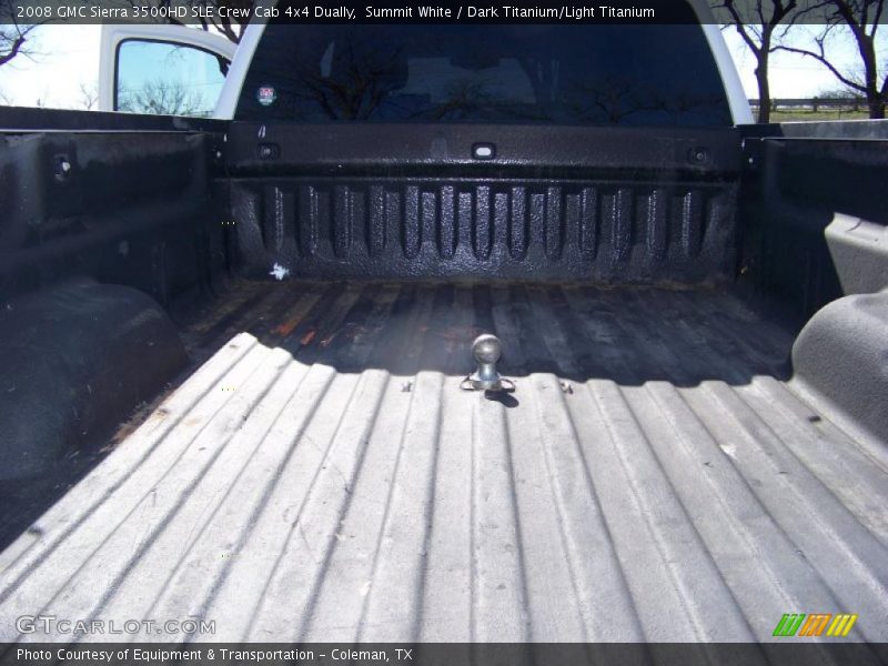 Summit White / Dark Titanium/Light Titanium 2008 GMC Sierra 3500HD SLE Crew Cab 4x4 Dually