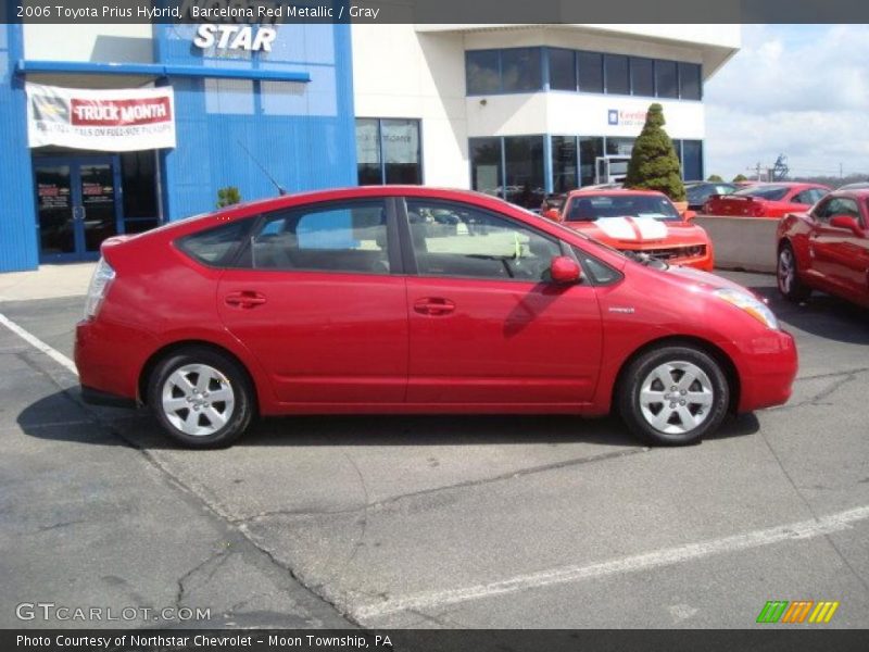 Barcelona Red Metallic / Gray 2006 Toyota Prius Hybrid