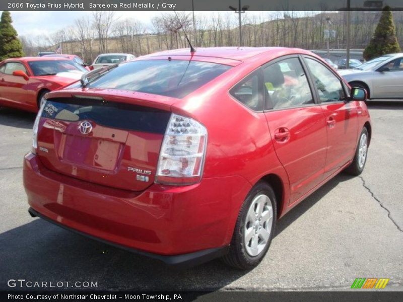 Barcelona Red Metallic / Gray 2006 Toyota Prius Hybrid
