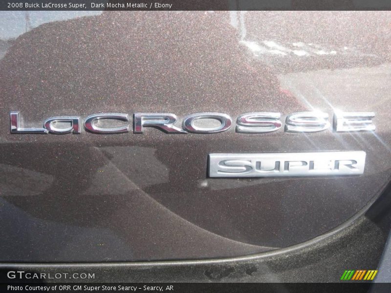Dark Mocha Metallic / Ebony 2008 Buick LaCrosse Super