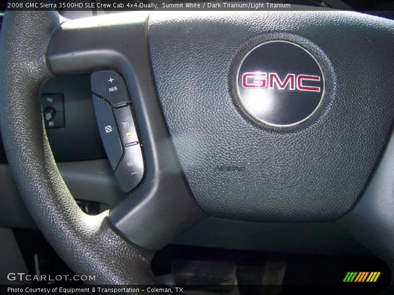 Summit White / Dark Titanium/Light Titanium 2008 GMC Sierra 3500HD SLE Crew Cab 4x4 Dually