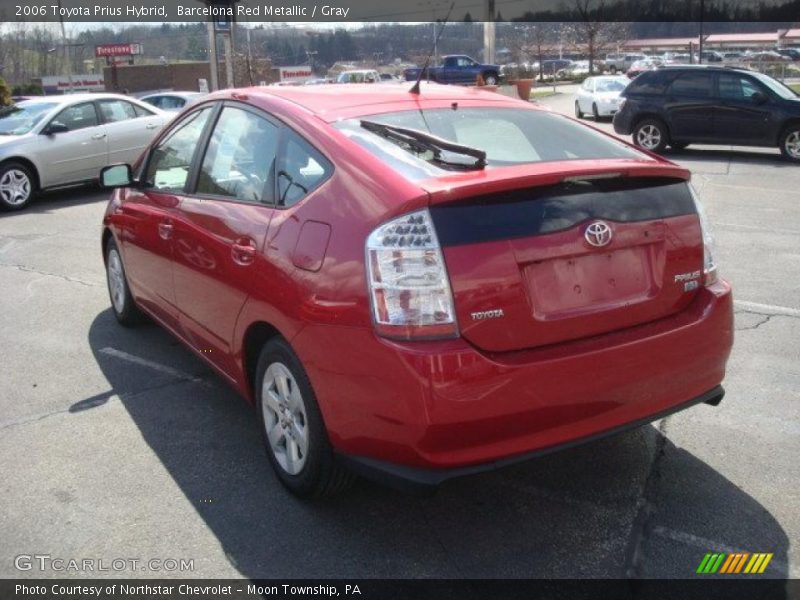 Barcelona Red Metallic / Gray 2006 Toyota Prius Hybrid