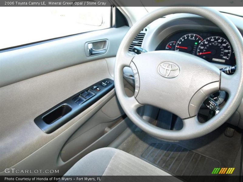 Mineral Green Opal / Stone Gray 2006 Toyota Camry LE