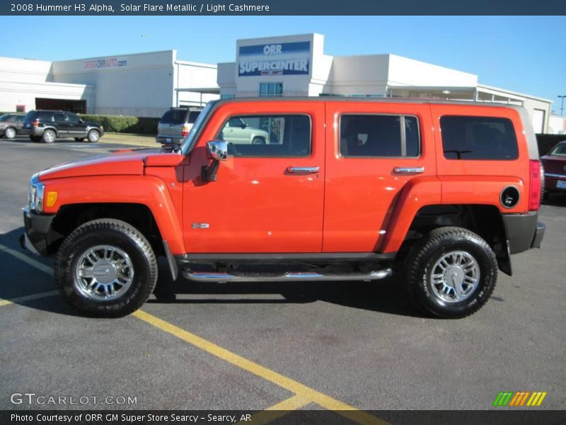 Solar Flare Metallic / Light Cashmere 2008 Hummer H3 Alpha