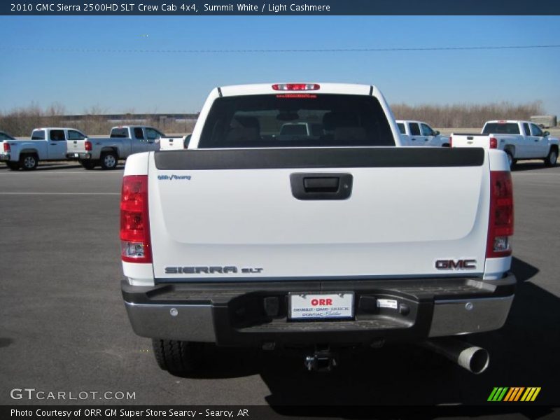 Summit White / Light Cashmere 2010 GMC Sierra 2500HD SLT Crew Cab 4x4