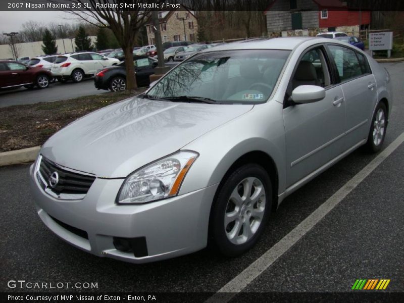 Radiant Silver Metallic / Frost 2007 Nissan Maxima 3.5 SL