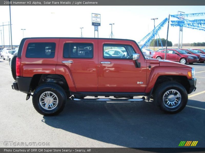 Solar Flare Metallic / Light Cashmere 2008 Hummer H3 Alpha