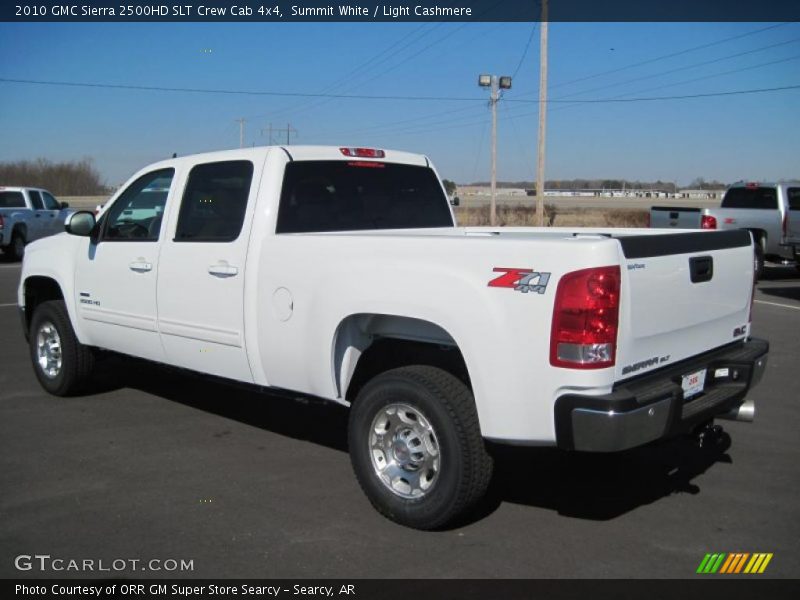 Summit White / Light Cashmere 2010 GMC Sierra 2500HD SLT Crew Cab 4x4